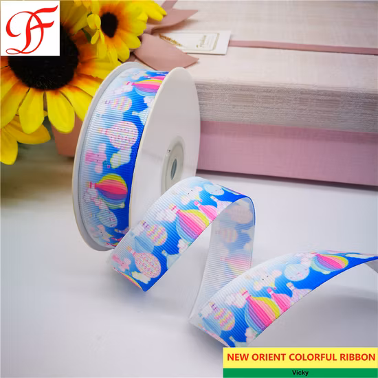 Ruban de satin 100 % polyester à transfert thermique