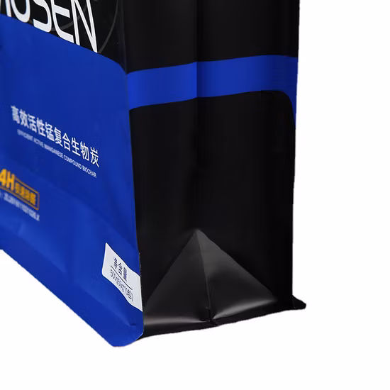 Sacs à charbon de bois pour barbecue, pochette debout, thermoscellée, résistante à l'humidité, en plastique robuste, à fond plat, meilleure vente